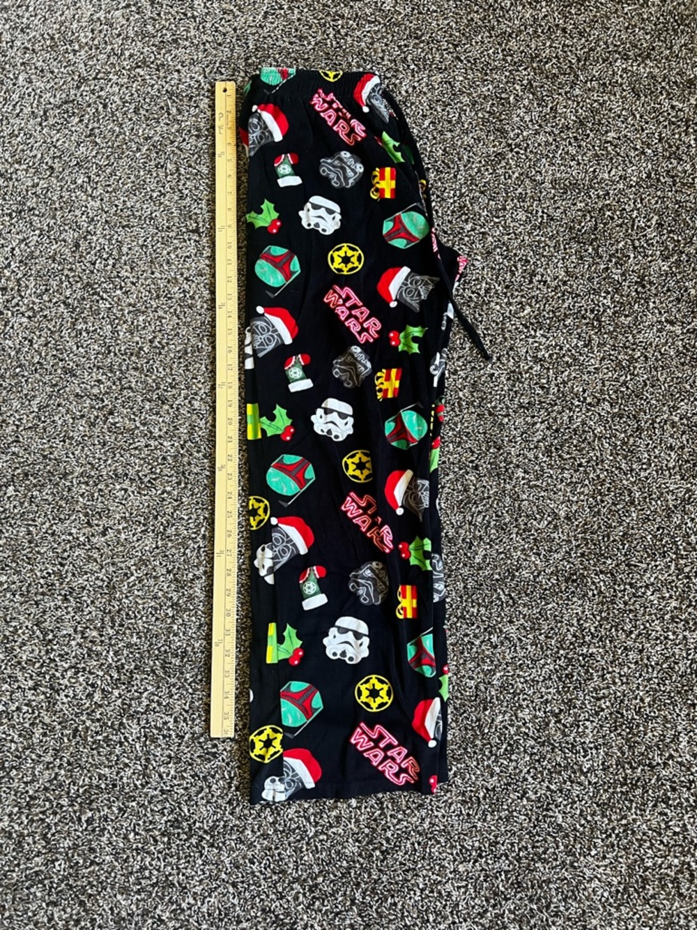 Star Wars Black Holiday Icon Men's Pajama Pants - Picture 3 of 3